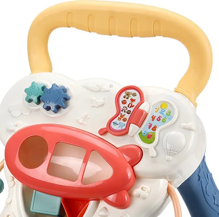

Babylove le Multi-functional Baby Walker Toy Baby Walker Can Gain Weight Anti-Falling Four Wheel Cart