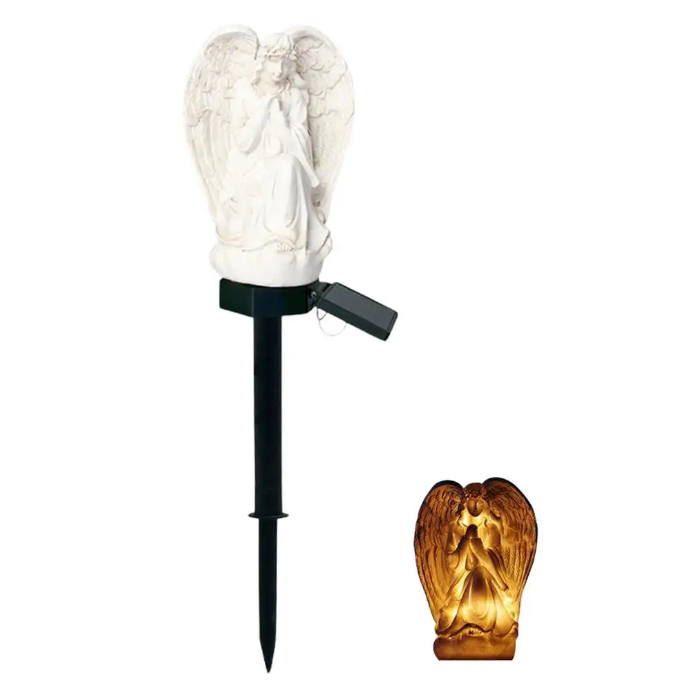 

Outdoor Solar Angle Cemetery Light Garden Solar Lights Outdoor Decorative Waterproof LED Angel Lamp Solar Stake Light Waterpr