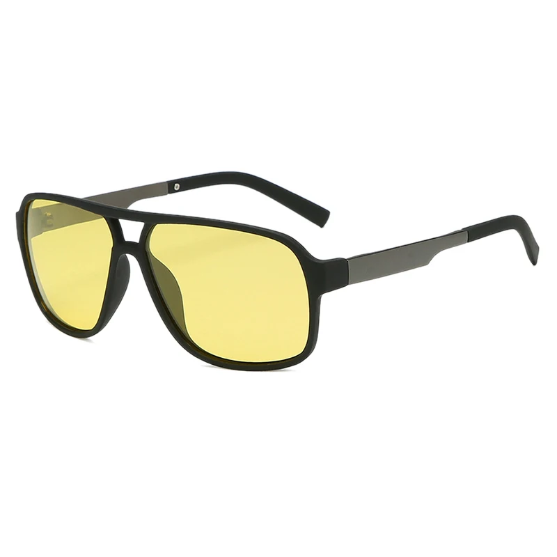 KEITHION, солнцезащитные очки унисекс, квадратные, винтажные, солнцезащитные очки, известный бренд, солнцезащитные очки, поляризационные, Ретро стиль, женские, мужские, WarBLade - Lenses Color: Yellow