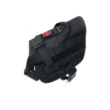 Военный тактический жилет для собаки модернизировать новую внешнюю многофункциональную собаки проводки Рабочая MOLLE, охота жилет