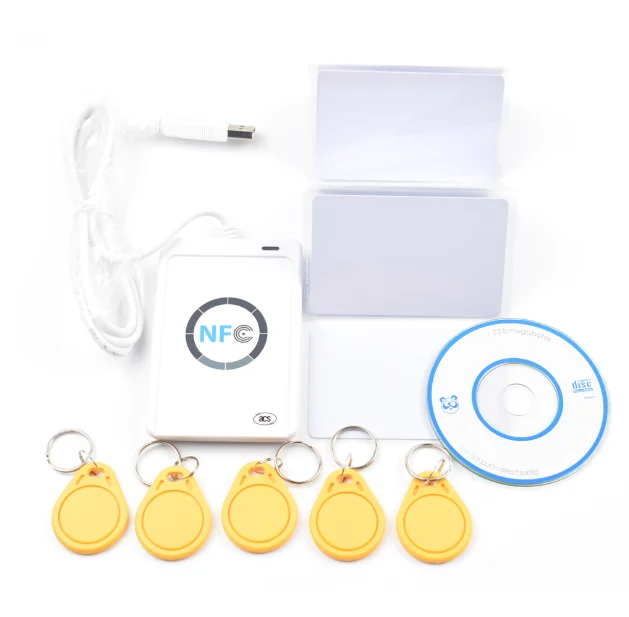 USB ACR122U-A9 NFC Reader Writer duplicator RFID Smart Card + 5pcs UID changeable Cards + 5pcs UID keyfob +1 SDK CD USB ACR122U-A9 NFC Reader Writer duplicator RFID Smart Card + 5pcs UID changeable Cards + 5pcs UID keyfob +1 SDK CD