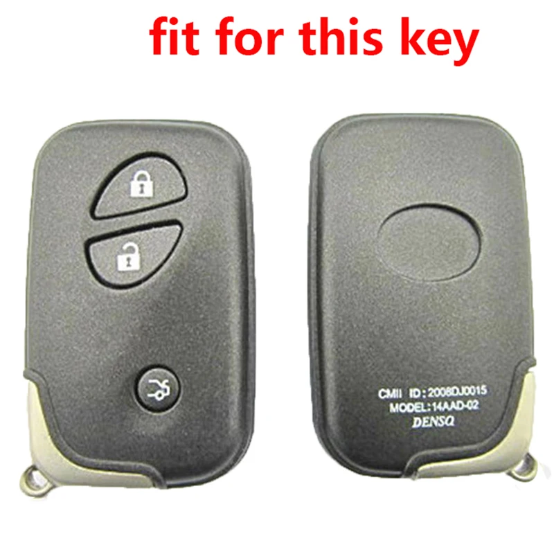 Чехол для выкидного ключа крышка подходит для Lexus Ct200h Es350 Gs350 Gs450h Gs460 Чехлы для ключей автомобиля чехол для ключей сигнализации