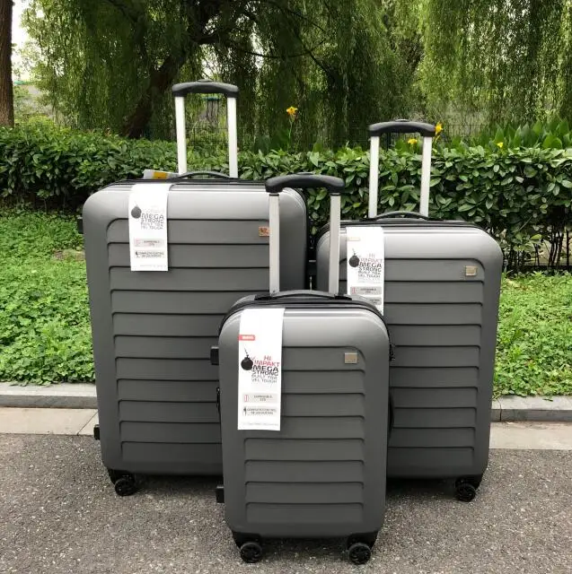 a set of 3 Carrylove 2" 25" 2" для мужчин и женщин spinner abs чехол для каюты, набор, расширяемый чехол на колесиках, багажный набор для путешествий - Цвет: a set of 3