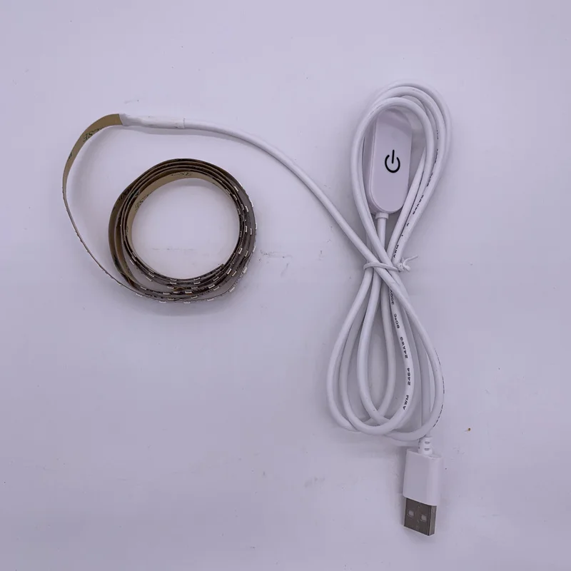 Сенсорный выключатель USB косметические настенные лампы туалетный светильник теплый белый холодный белый Диммируемый зеркальный светильник для туалетного столика Ambi светильник - Цвет абажура: USB  2colors 1m