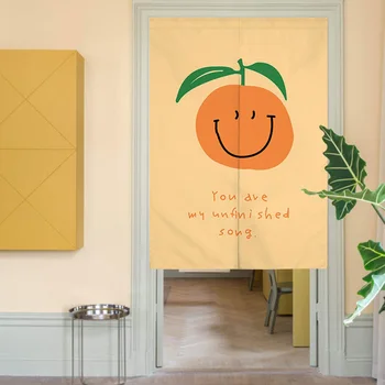 

Entrance Door Curtain Decorative Doorway Curtain Polyester Half Curtain for Bathroom Sushi Kitchen Restaurant Home Decor