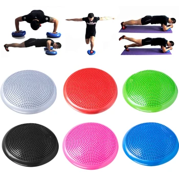 

Durable Inflatable Yoga Massage Ball Pad Universal Sports Gym Fitness Yoga Wobble Stability Balance Disc Cushion Mat