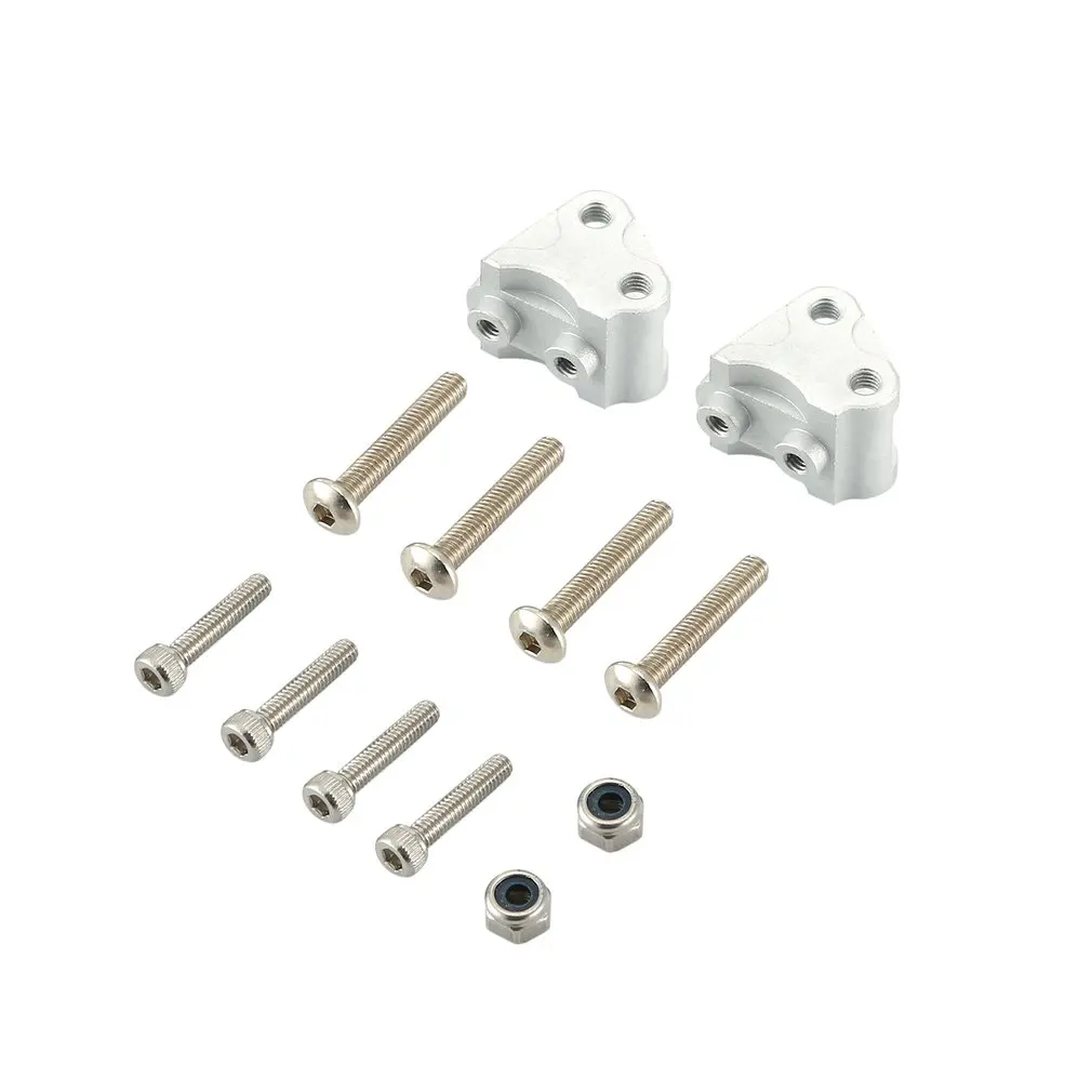 

2Pcs Cnc Aluminum Front Rear Lower Shock Linkage Link Shock Mount For Rc 1/10 Rock Car Axial Scx10 Ii 90047 90046 Ar44 Axle