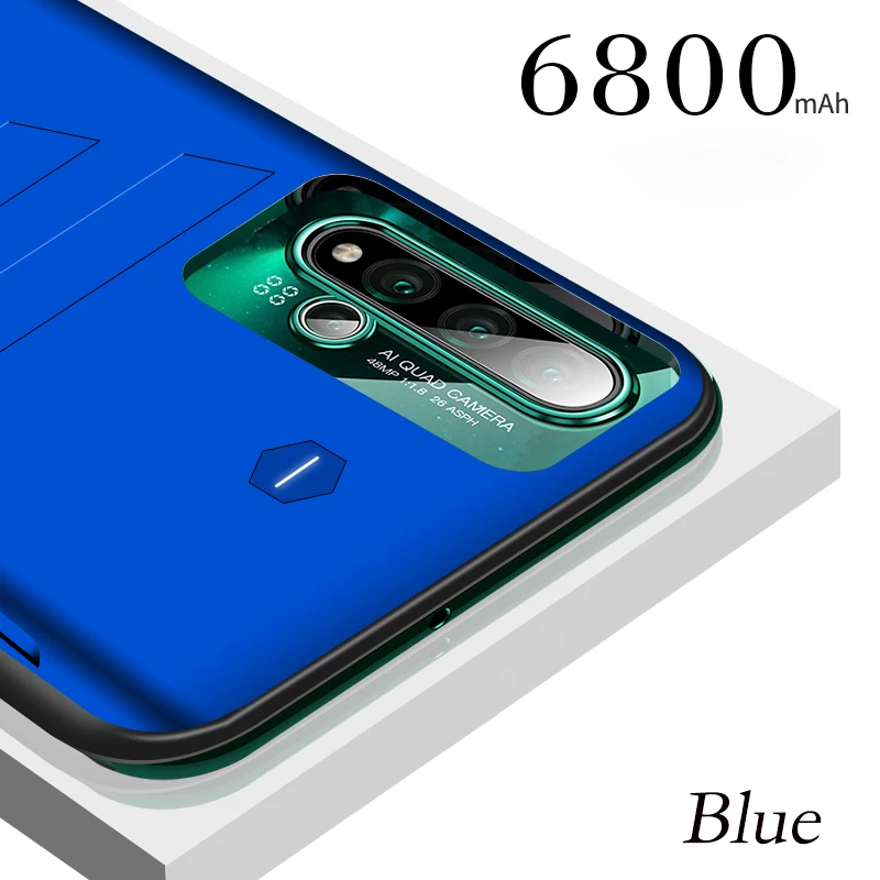 6800mAh power Bank зарядное устройство чехол для huawei nova 5 внешняя запасная крышка для huawei nova 5 Pro Чехол для батареи