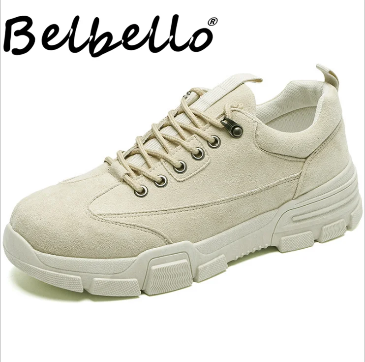 Autumn new Martin boots Korean version of the wild retro trend casual high shoes  keep warm men canvas tide shoes