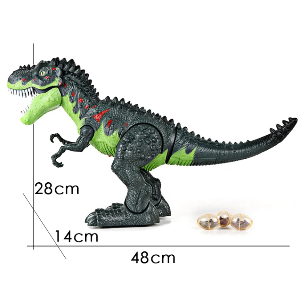 Пульт дистанционного управления динозавр спрей кладет яйца тираннозавр рекс модель игрушки животное фигурка игрушка для детей Подарки
