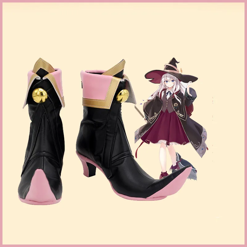 

Wandering Witch The Journey of Elaina Boots Shoes Halloween Cosplay Prop Adult