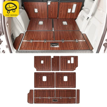 

CarManGo for Toyota Land Cruiser Prado J150 2010-2020 Car Trunk Mats Cargo Liner Set Synthetic Wood Tray Pad Boot Mat Carpets