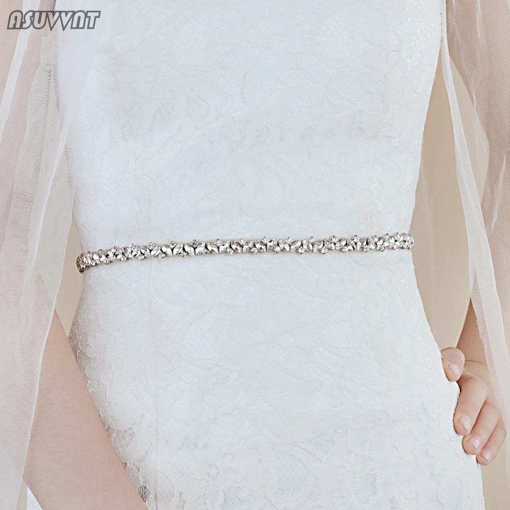 Модный женский пояс со стразами Свадебные ремни тонкий пояс для девочек свадебные ленты Пояски для винтажного свадебного платья вечерние
