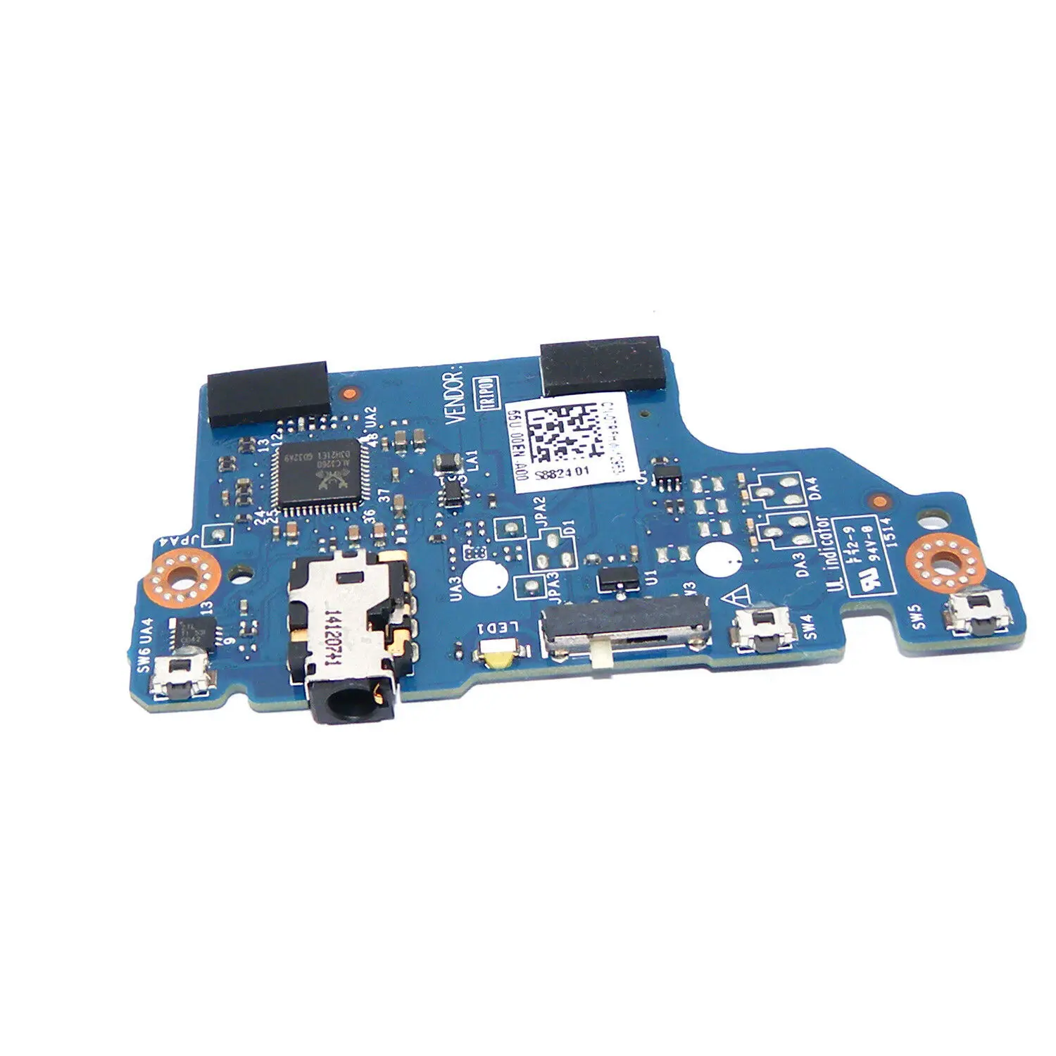 JIANGLUNNEW OEM Audio headphone jack port Power Button for Dell XPS 12 9Q23 LS 8824P