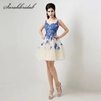 

Sweety Graduation Gown A Line Jewel Zipper Sleeveless Mini Applique Homecoming Dresses 2021 Tulle Purple Vestidos Cortos AJ034