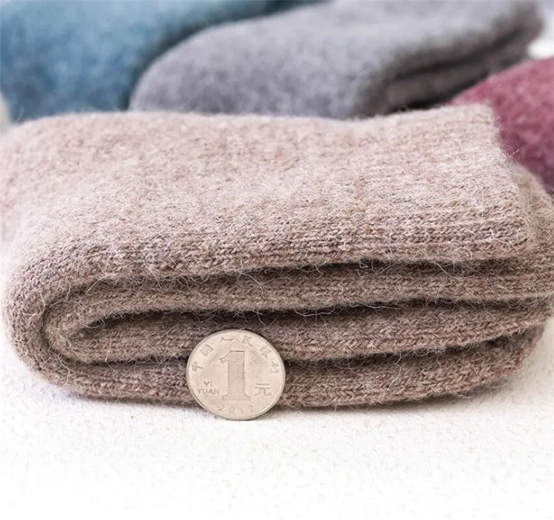 3 пар/лот, высокое качество, женские супер толстые шерстяные носки, плюс размер 36-42, женские шерстяные носки, одноцветные зимние теплые шерстяные носки, Прямая поставка