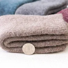 3 пар/лот, высокое качество, женские супер толстые шерстяные носки, плюс размер 36-42, женские шерстяные носки, одноцветные зимние теплые шерстяные носки, Прямая поставка