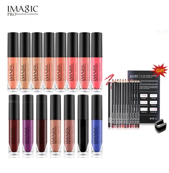 

IMAGIC 12-piece combination matte waterproof lipstick long-lasting lip gloss matte nude lipstick set