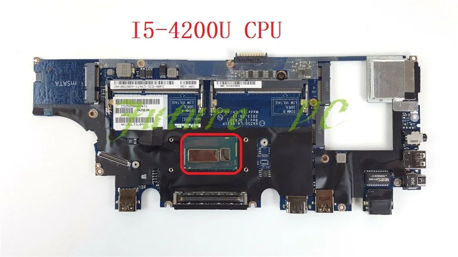 JOUTNDLN для материнской платы ноутбука DELL Latitude E7240 с I5-4200U процессором 81ND9 081ND9 CN-081ND9 VAZ50 LA-9431P протестирован