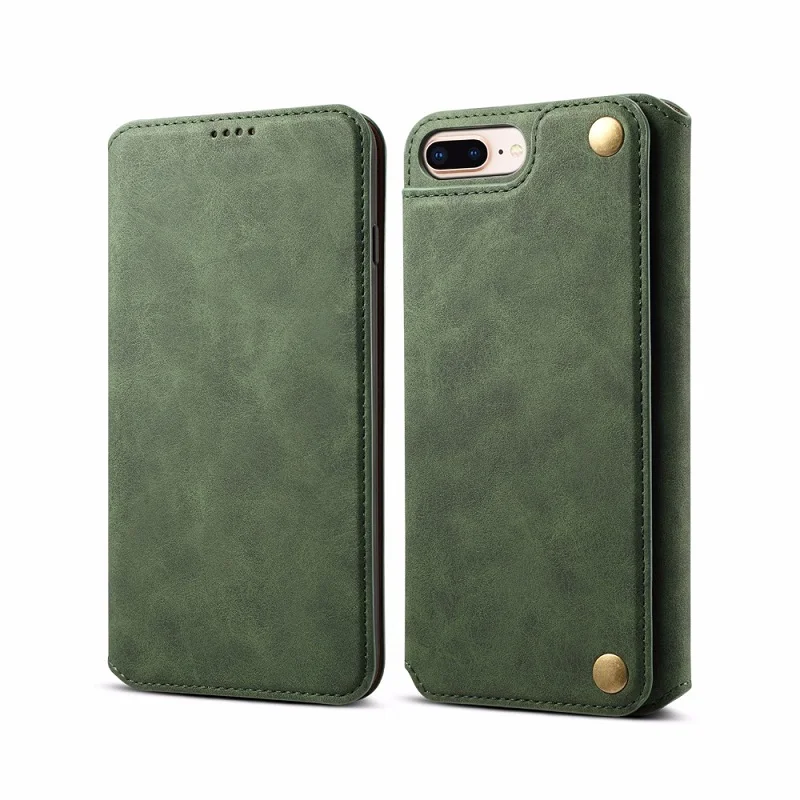 Чехол для iphone 7 8 Plus XS чехол для телефона роскошный Магнитный чехол винтажный скраб PU кожаные сумки для iphone XS Max XR Coque