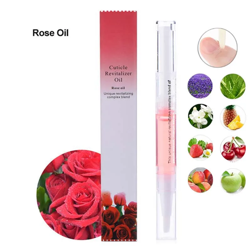 Beateal 15 Fruit Flavor 5 Ml Finger Nourishing Liquid Nail Care Solution Moisturizing Nail Repair Nutrition Pen Armor Oil Polish