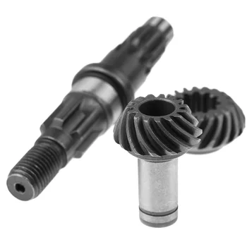 

Carbon Steel Forestry Universal Power Tool Parts For Brush Cutter 9 Teeth Gear Set Patio Yard Replacement High Strength Durable