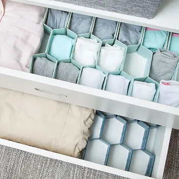 

Storage Boxes organizer Bra Underwear Organizer Home Storage Box For Tie Sock Shorts Bra Underwear Divider Drawer Closet Organiz