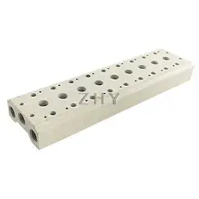 Прямоугольный коллектор соленоидный воздушный клапан основание 9 станций Ybshy