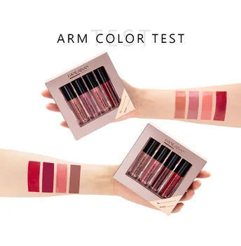 

4Pcs/set Matte Lip Gloss Set Waterproof Long Lasting Moisturizing Lipstick Women Lip Tint Beauty Cosmetics Set