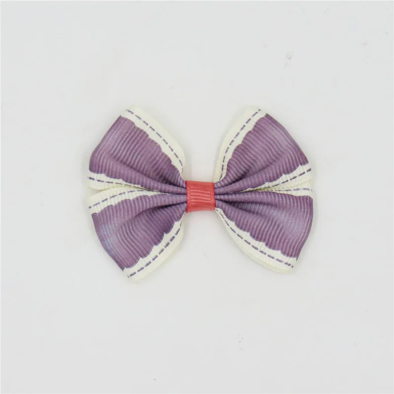 Color 25 20 шт./лот твердого Бутик Grosgrain ленты для девочек с маленьким бантом; резинка для волос, обтянутая тканью; зажим для галстука лента для волос, бабочка Сделай Сам DIY бигуди для волос Аксессуары Лучший подарок - Цвет: Color 25
