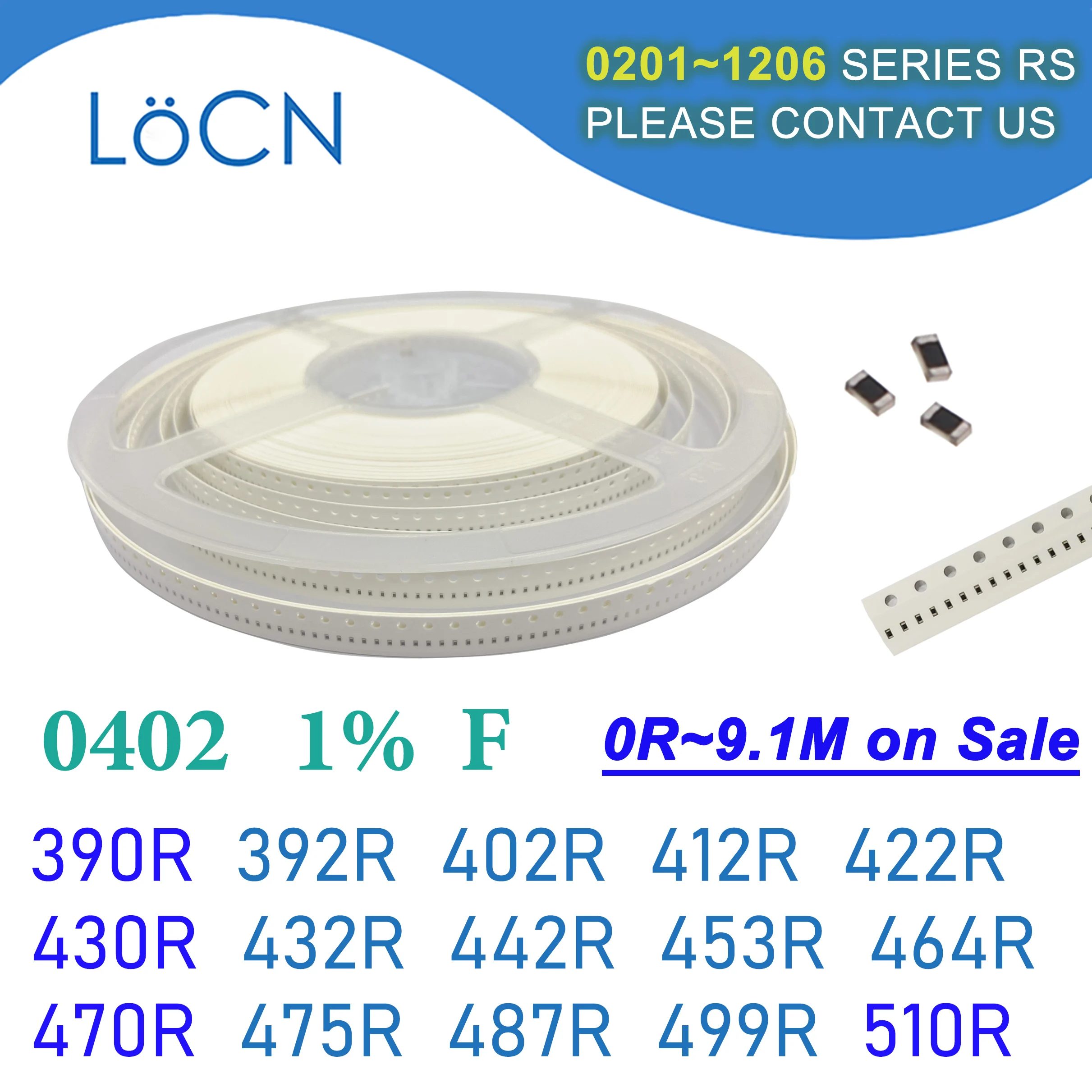 

0402 1% 10000 шт. SMD резистор F 390R 392R 402R 412R 422R 430R 432R 442R 453R 464R 470R 475R 487R 499R 510R 1005 Ом