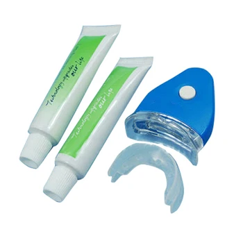 

High Quality White LED Light Teeth Whitening Tooth Gel Whitener Health Oral Care Toothpaste Kit Personal Dental Treatment