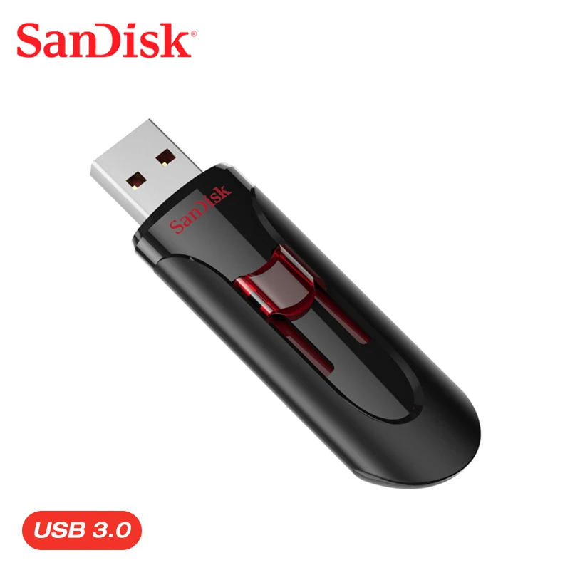 Флеш-накопитель SanDisk Cruzer Glide USB3.0 CZ600 128 ГБ 64 256 флеш-накопитель 3 0 32 карта памяти