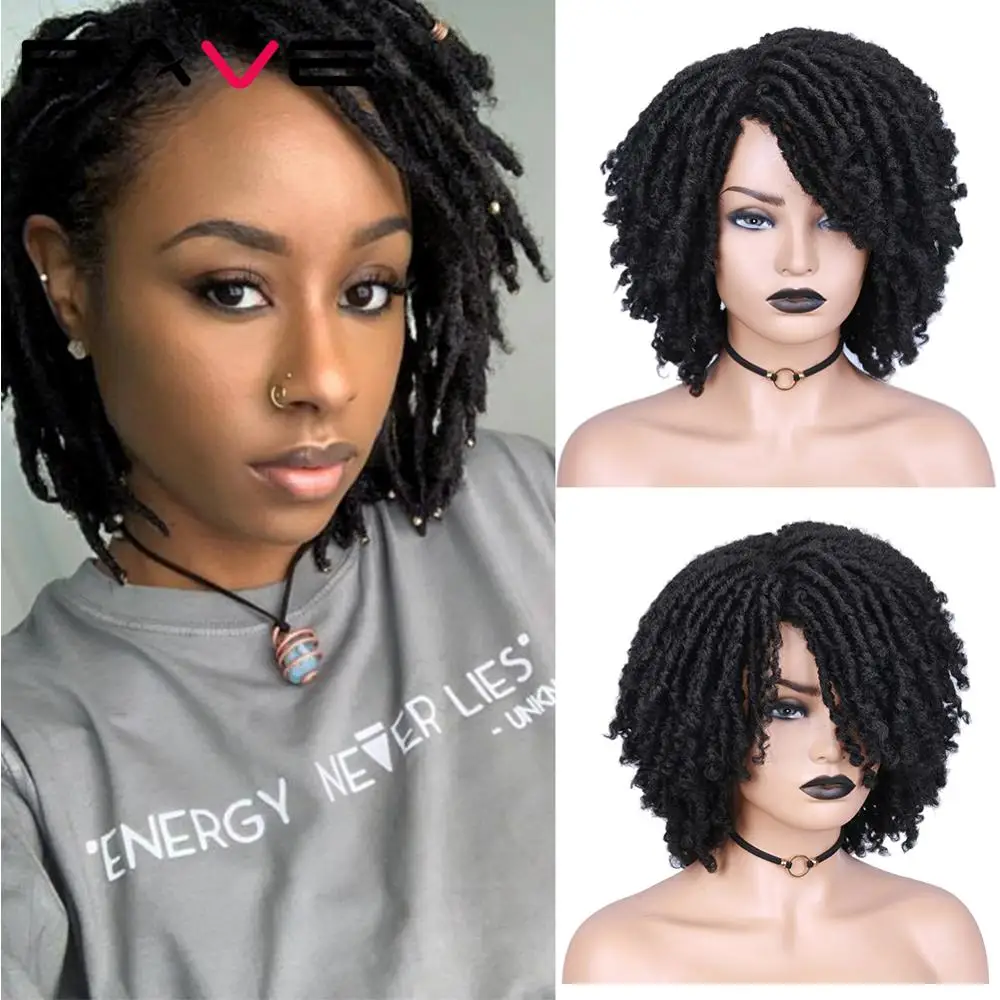 Женский парик из термостойкого синтетического волокна FAVE Dreadlock, черные, коричневые, вечерние - изображение