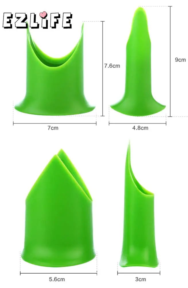 EZLIFE 2in1 Pepper Chili Bell Jalapeno Remover Green Kitchen Fruit Slicer Utensil Pepper Chilli Peeler Corer C0G0