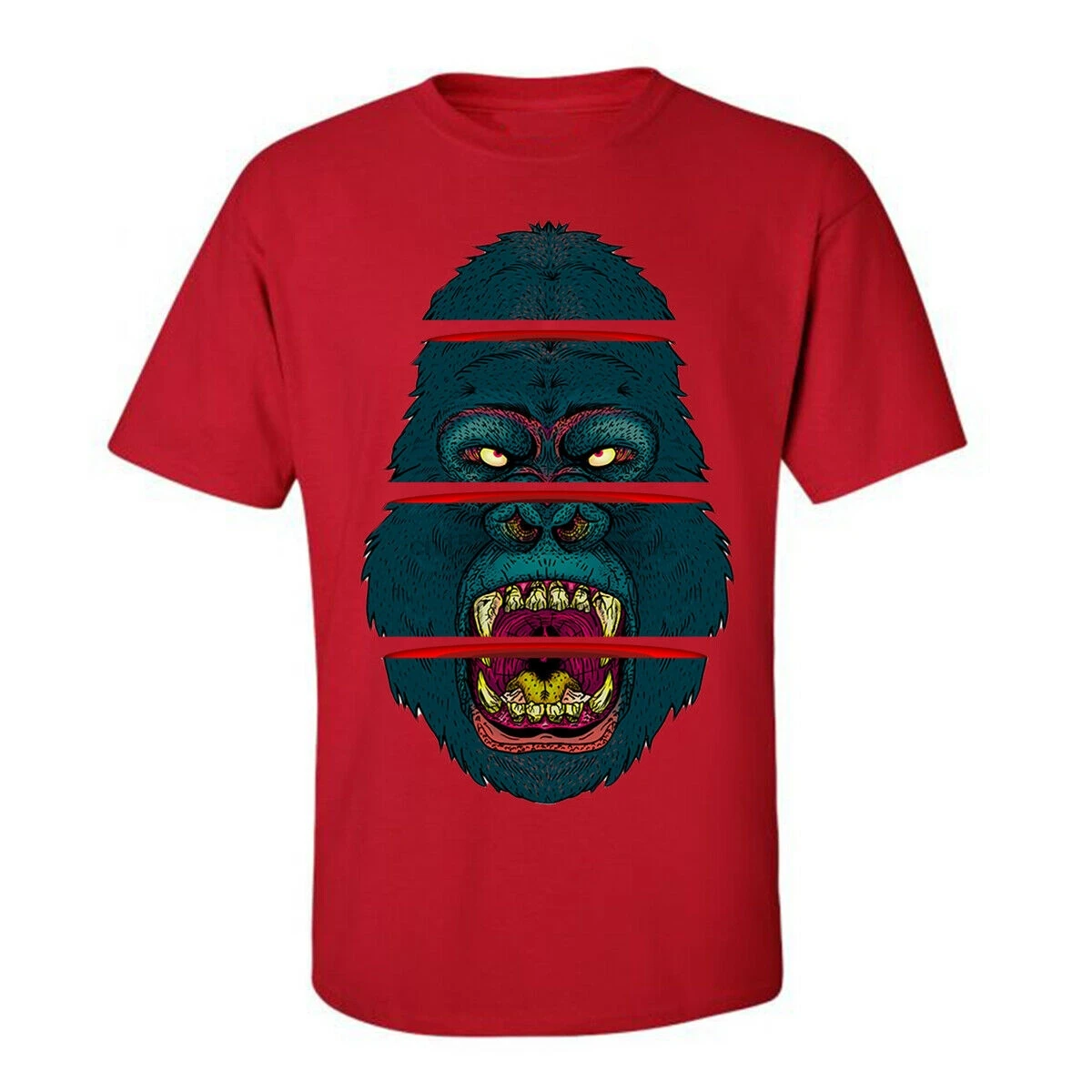 

Gorilla Animal Monkeys Tees Graphic Funny Generic Novelty Unisex Mens T-Shirt(1)