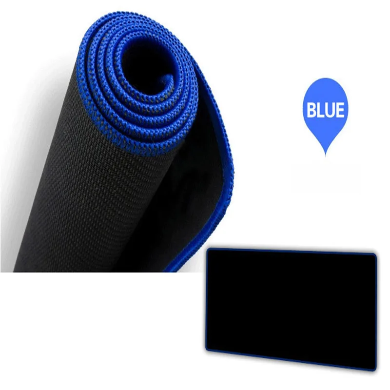 300X600X2 Blue lock 1200*600*3 мм XXL черный игровой коврик для мыши большой Индивидуальный Коврик для мыши утолщенный Настольный коврик для клавиатуры 4 цвета фиксирующий край csgo - Цвет: 300X600X2 Blue lock