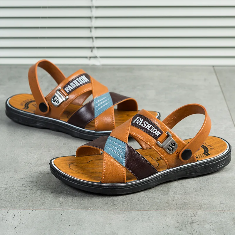 

MEN'S Sandals 2019 Summer Sandals Casual Dual Purpose Anti-slip Comfortable Wear-Resistant Men's Sandals