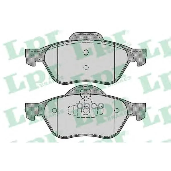 Колодки Тормозные Renault Megane Ii/Scenic Ii Передние Lpr 05p1279 Lpr арт. 05P1279