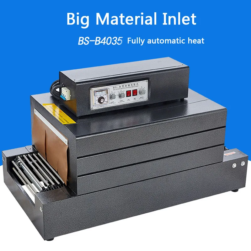 

400X350mm Automatic Shrink Machine Chain Heat Shrink Film Packaging Machine Tableware Heat Shrink Film