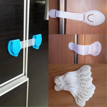 

2019 10Pcs/Lot Child Lock Protection Of Children Locking Doors For Children's Safety Kids Safety Plastic Protection Safety lock