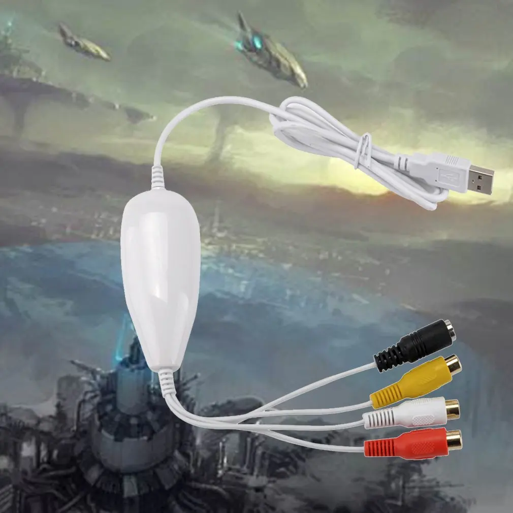 USB 2,0 видеосъемка VHS на DVD цифровой видеопреобразователь для ПК и MAC(аналоговый в цифровой преобразователь