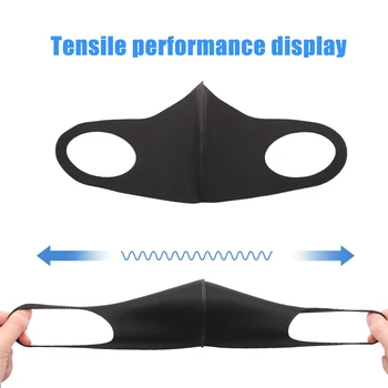 

1/10/50 PCS Winter Sponge Masks Safe Anti-spit Mask Warm Dust-proof Anti Smoke Pollution Breathable Washable Outdoor Moto Masks