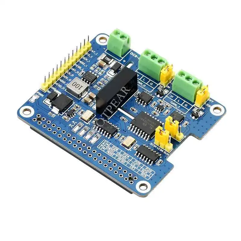 Raspberry pi 2-channel Isolado Pode fd Expansão Chapéu Multi Proteções para Raspberry pi - Imagem 4
