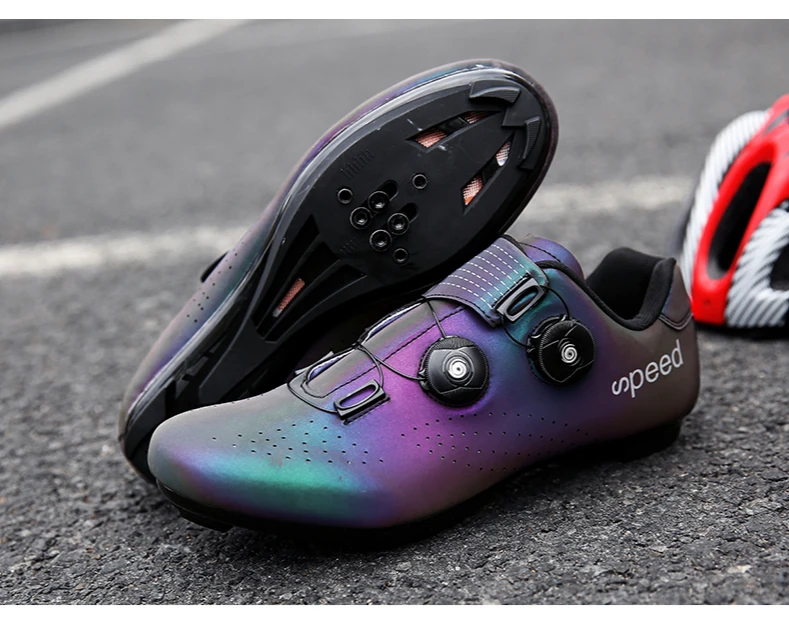 FAD SPEED road cycling shoes men's road bike shoes ultralight bicycle sports shoes self-locking professional breathable Luminous