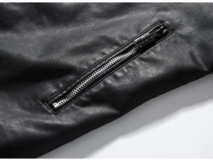 Трендовая крутая мужская одежда из искусственной кожи AliExpress универсальное повседневное пальто