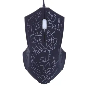 

Dropship 2400DPI Gaming Mouse LED Optical USB Wired Gamer Mouse 3 keys Gamer Computer Mice For Laptop Mice PC