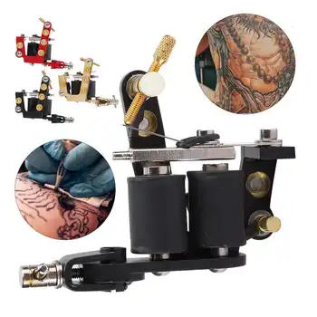 

Professional Alloy Coil Tattoo Machine Strong Motor Liner Shader Tattoo Machine Microblading Permanent Make up Tattoo Device