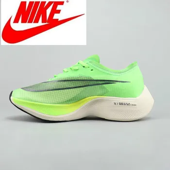 

NIKE ZOOMX VAPORFLY NEXT Men/Women Shoes Foam Cushioning Running Shoes Green White Marathon Breathable Mesh Material Size 36-44