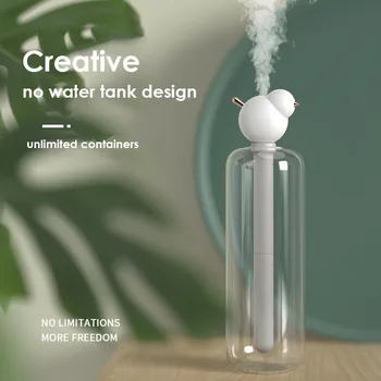 

Mini Bird Ultrasonic Air Humidifier Warm Night Light Desktop Mist Maker Portable Cotton Filter Water Diffuser Car Air Humidifier